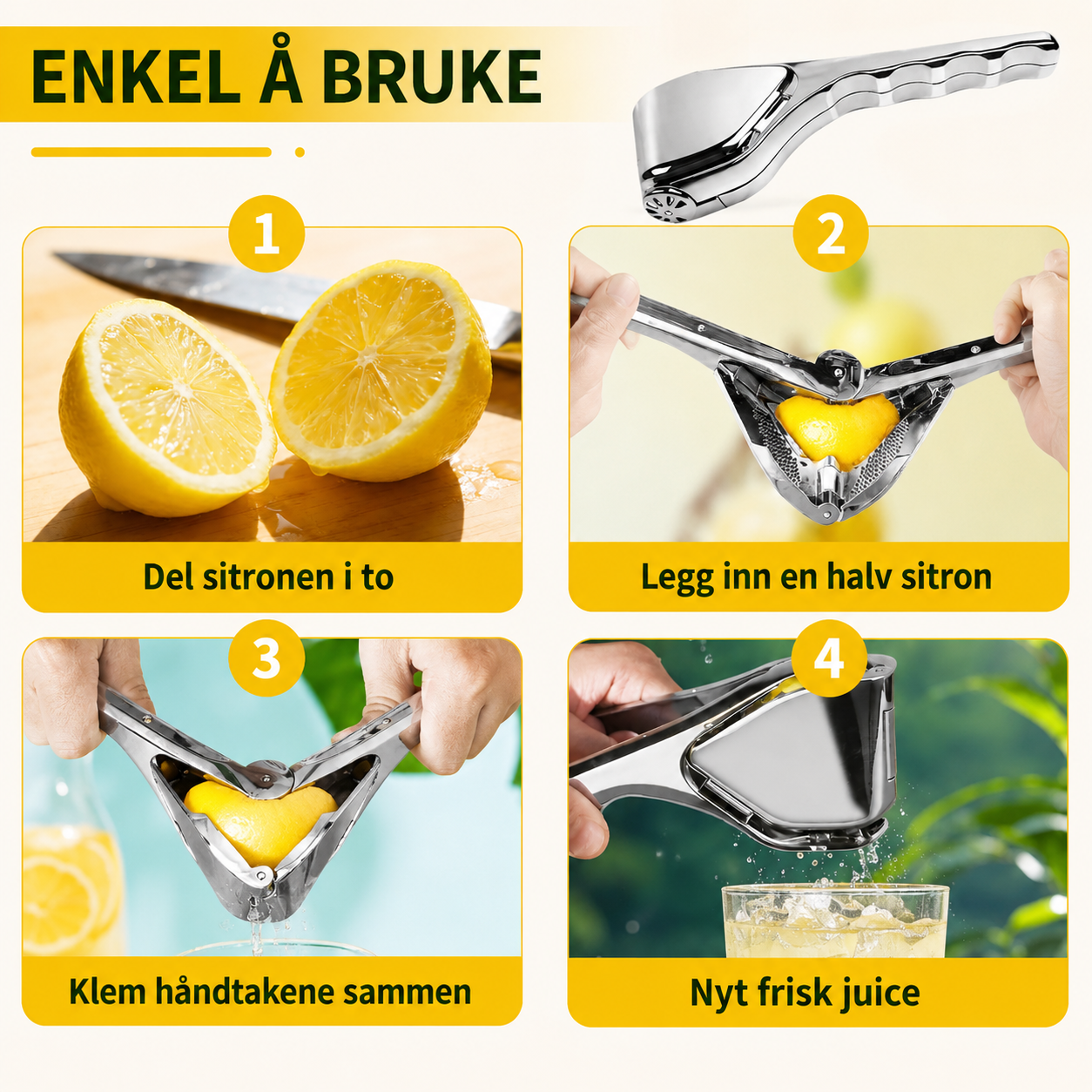 Dråpely – Smart sitruspresse