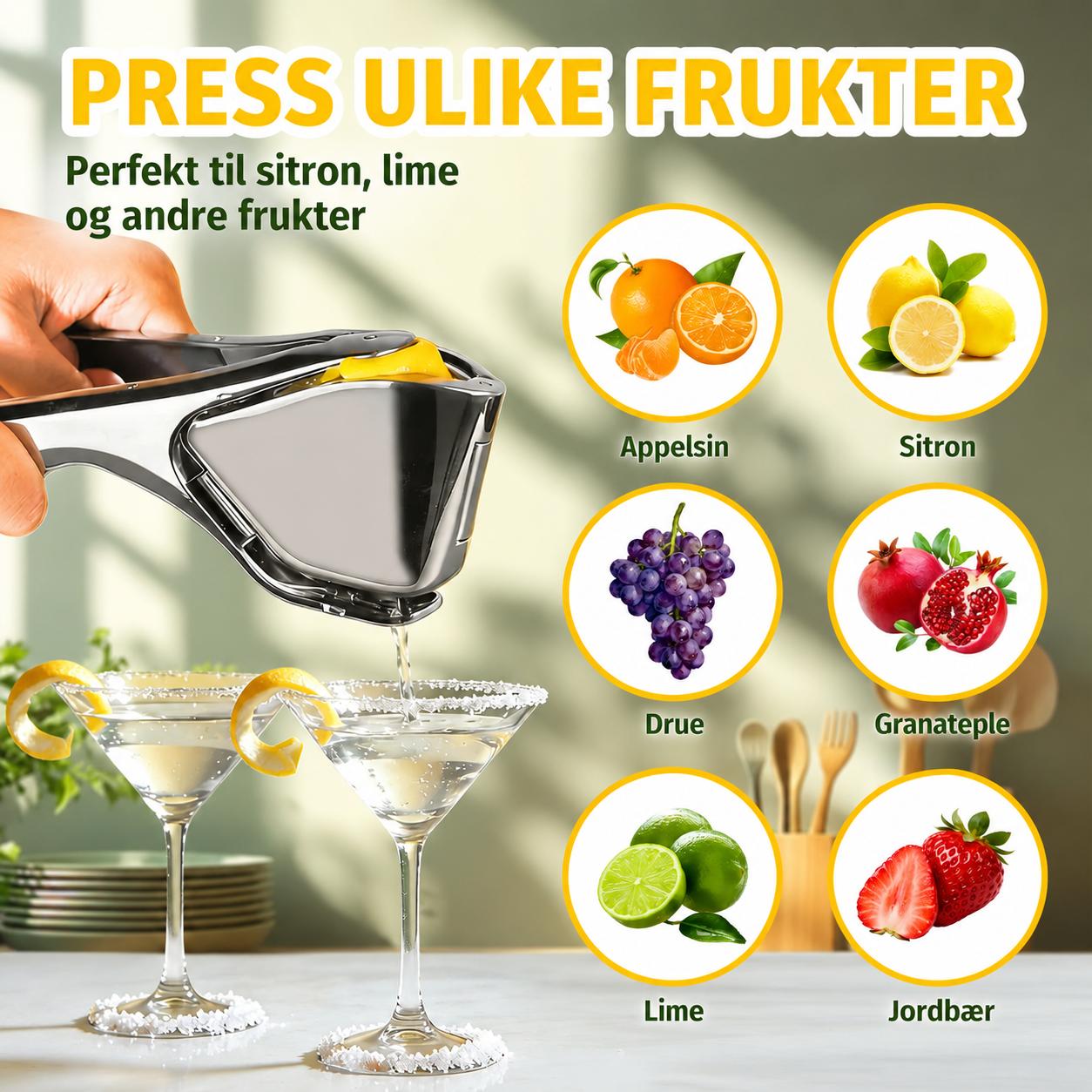 Dråpely – Smart sitruspresse